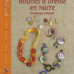 Livre boucles d'oreilles en nacre pour création de bijoux